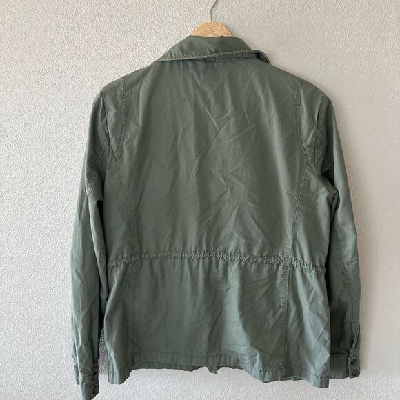 J Crew Lightweight Army Green Field Utility Jacket Size M - Picture 4 of 6